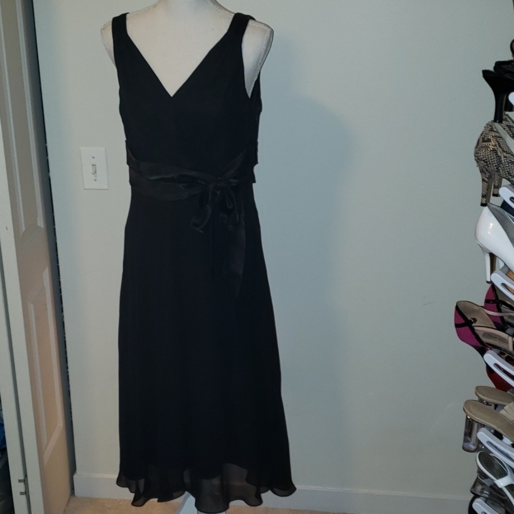 Black Evan-picone dress